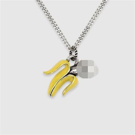 phallic banana necklace gucci|Harry Styles's NSFW Banana Necklace Keeps Making Appearances.